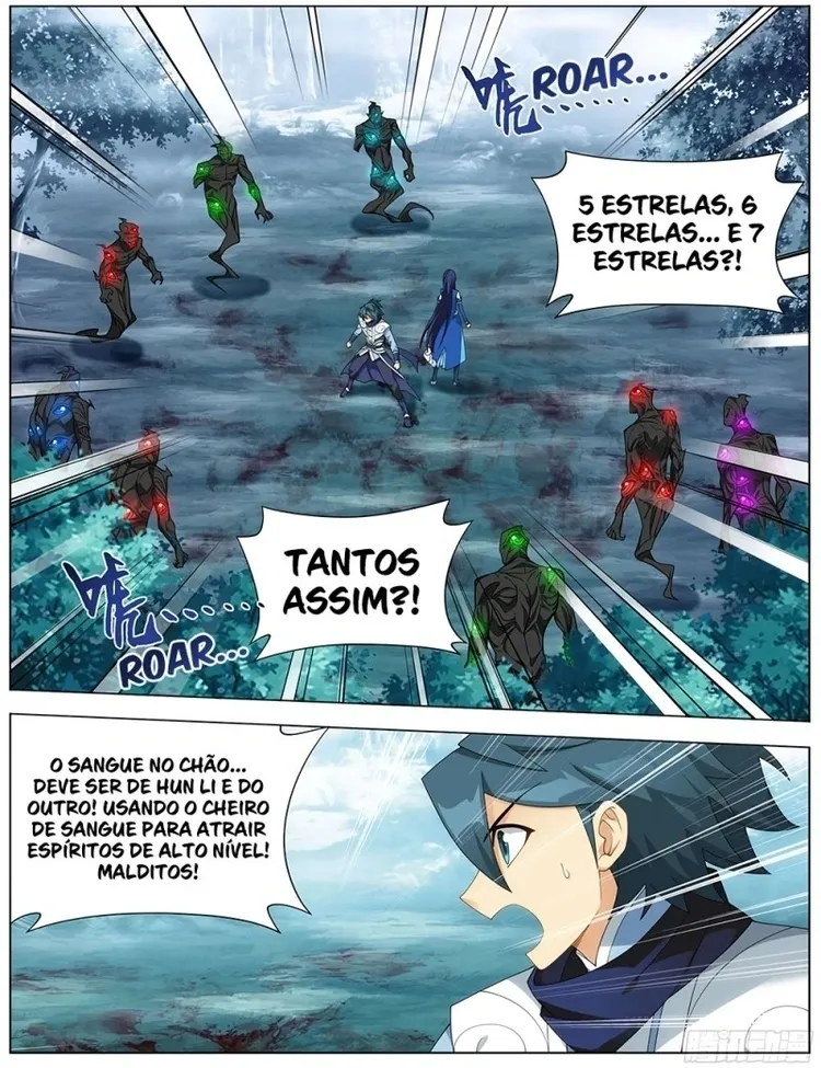 A batalha através dos céus Capítulo 345 Página 8