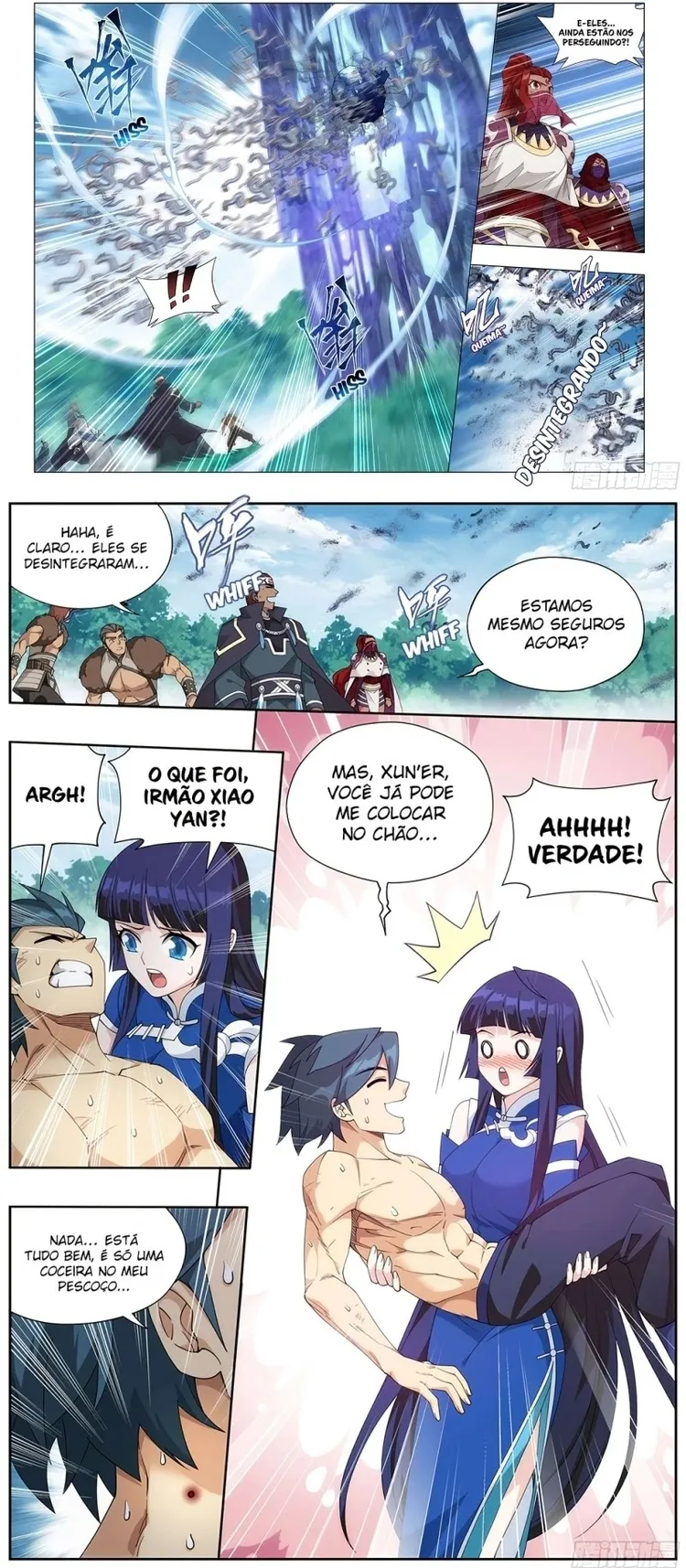 A batalha através dos céus Capítulo 348 Página 9