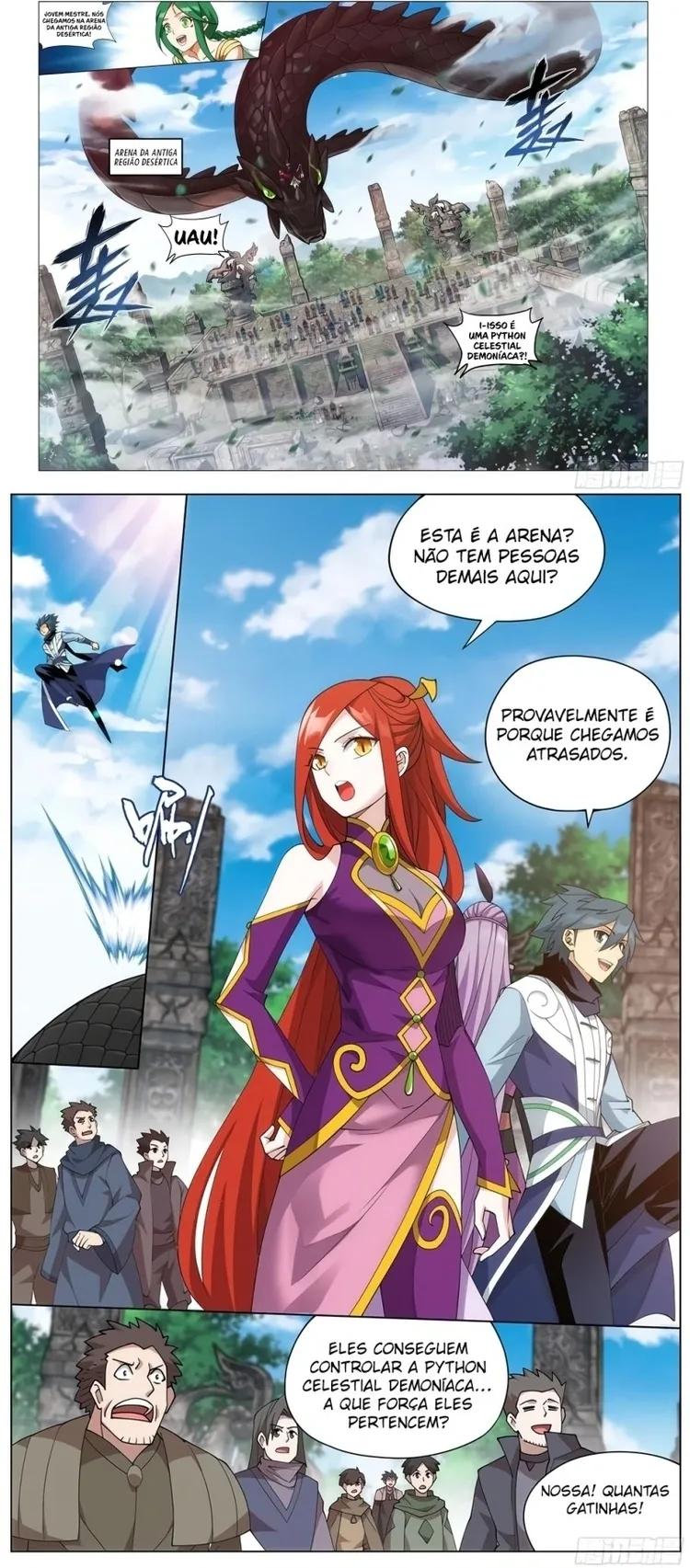 A batalha através dos céus Capítulo 368 Página 7
