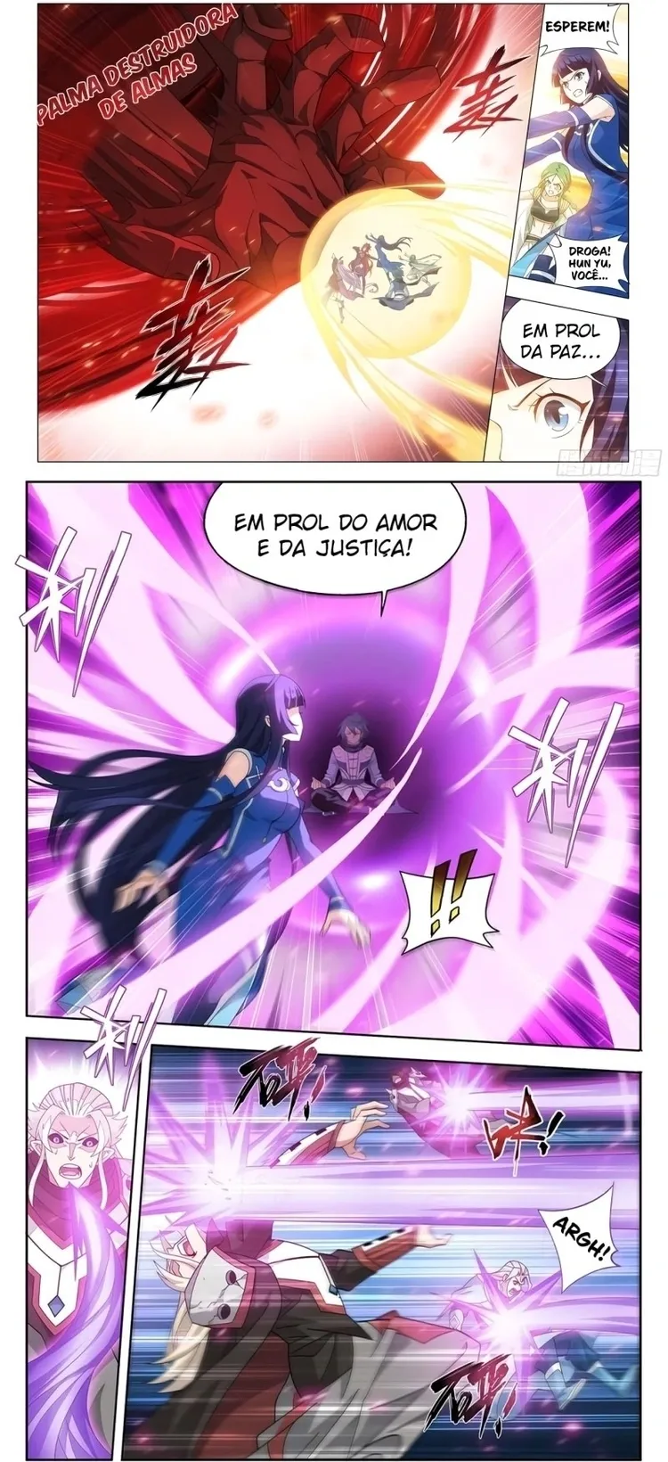A batalha através dos céus Capítulo 374 Página 18
