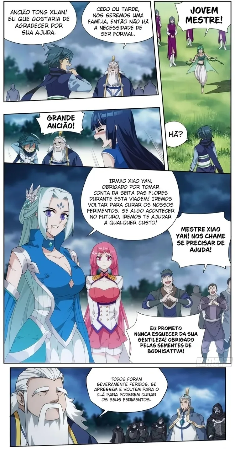 A batalha através dos céus Capítulo 376 Página 18