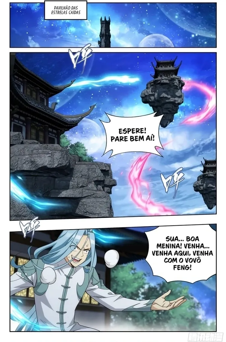 A batalha através dos céus Capítulo 377 Página 2