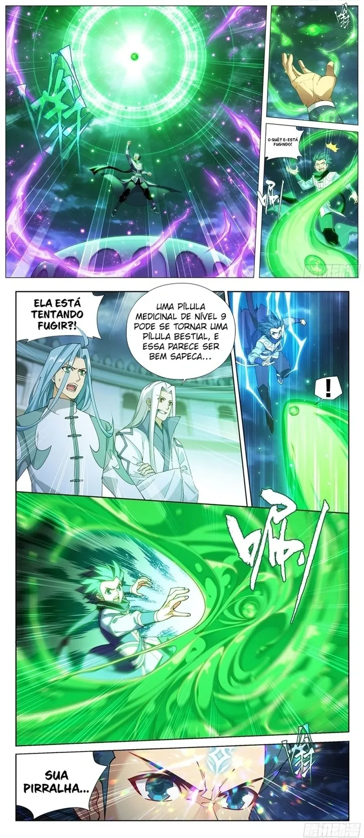 A batalha através dos céus Capítulo 384 Página 3