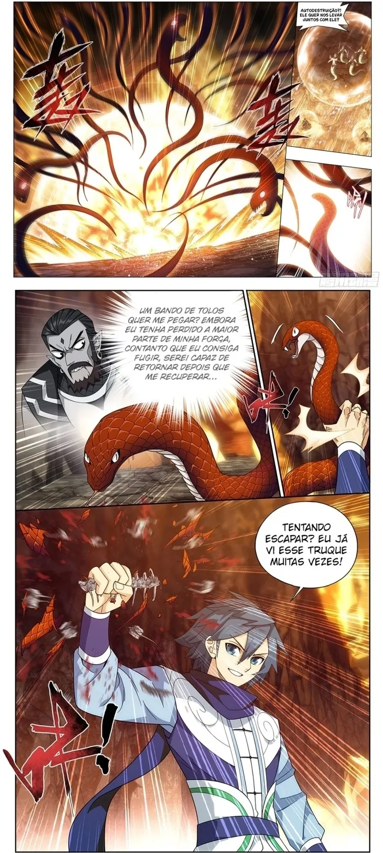 A batalha através dos céus Capítulo 391 Página 7