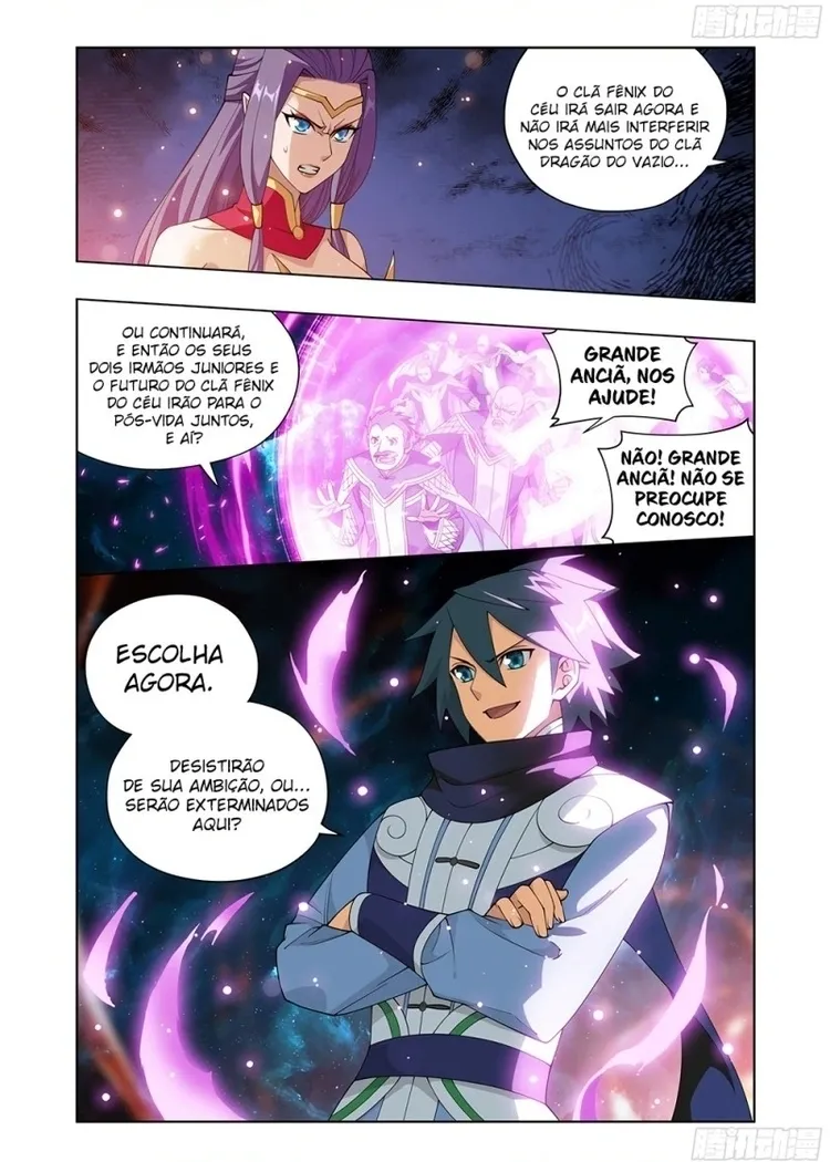 A batalha através dos céus Capítulo 397 Página 2