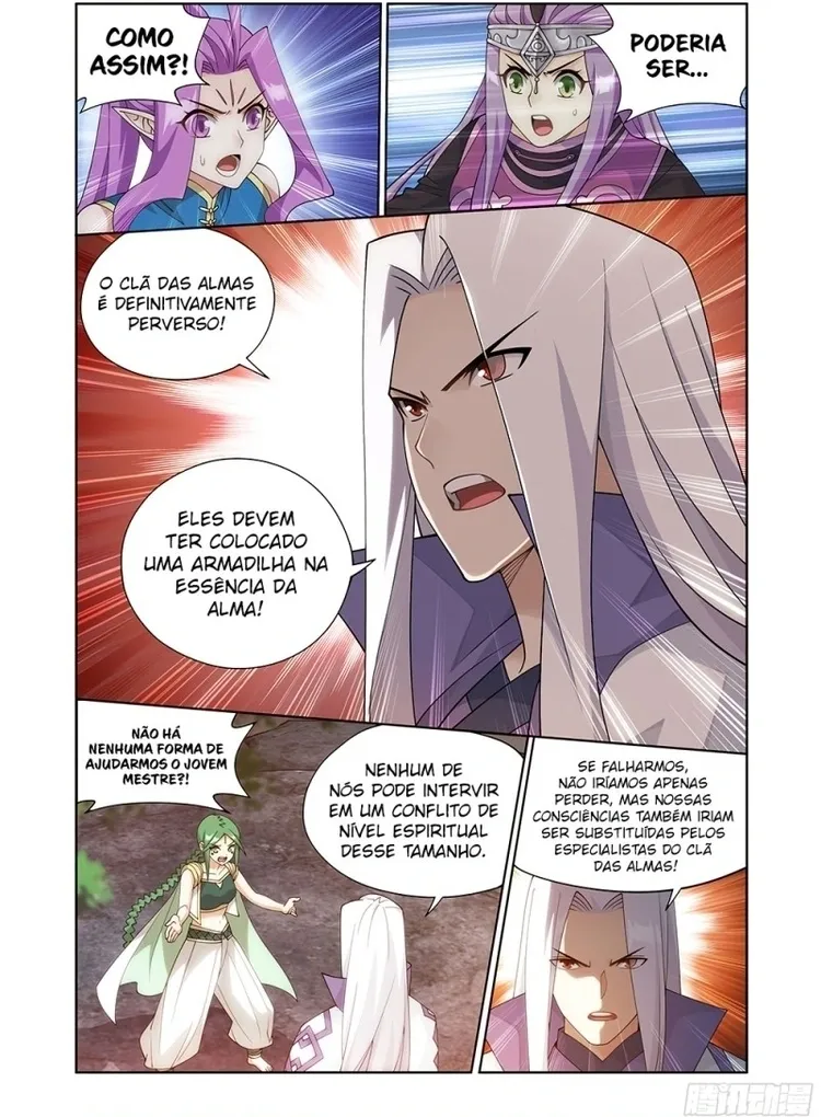 A batalha através dos céus Capítulo 411 Página 8