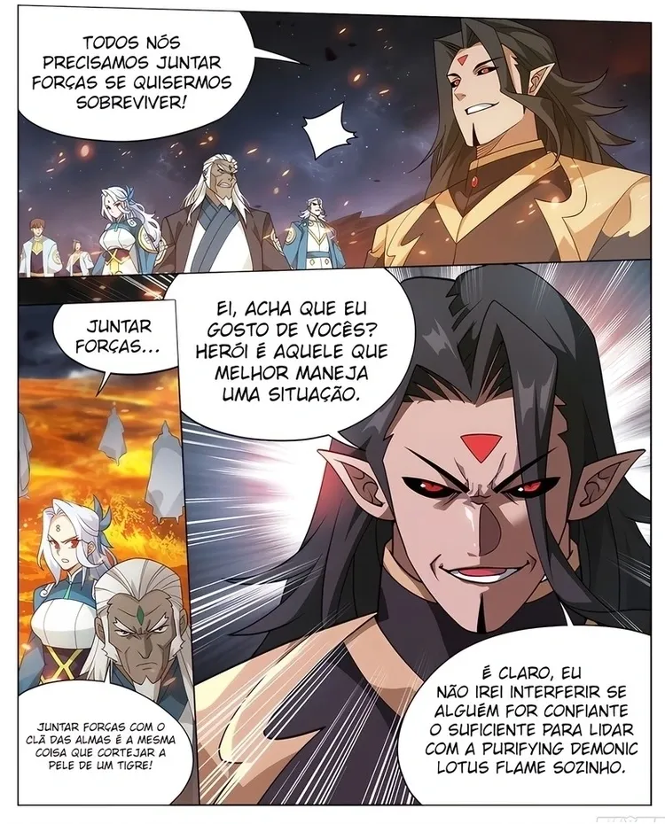 A batalha através dos céus Capítulo 421 Página 13