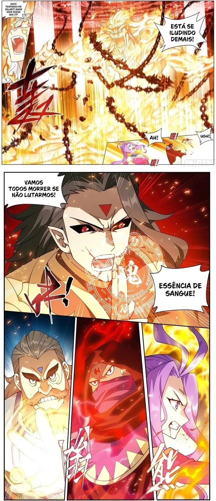 A batalha através dos céus Capítulo 423 Página 3