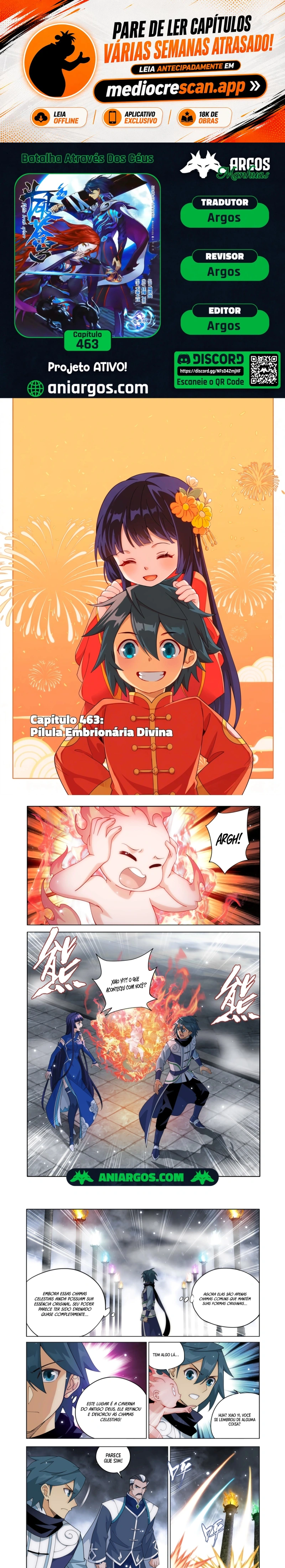 A batalha através dos céus Capítulo 463 Página 1