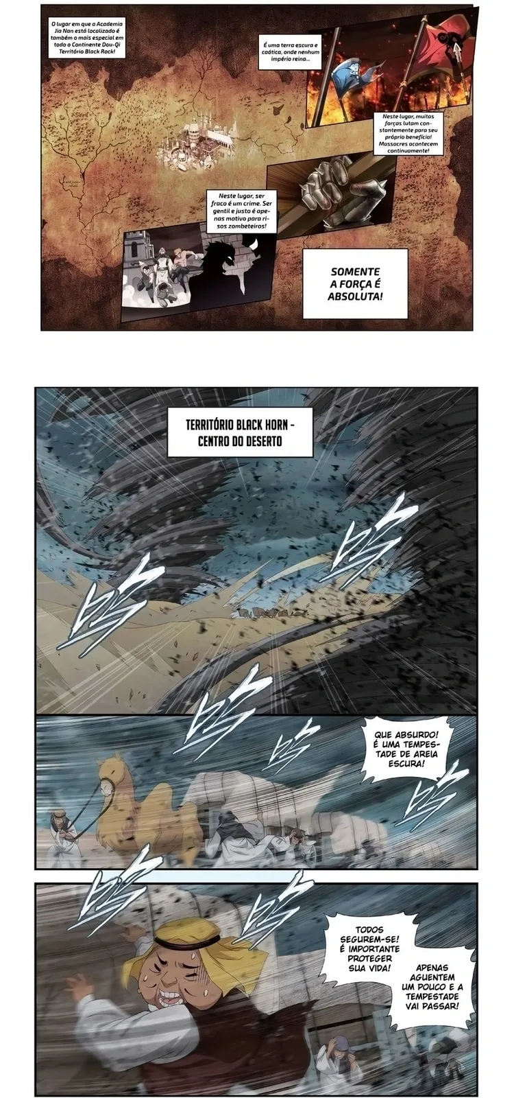 A batalha através dos céus Capítulo 98 Página 3