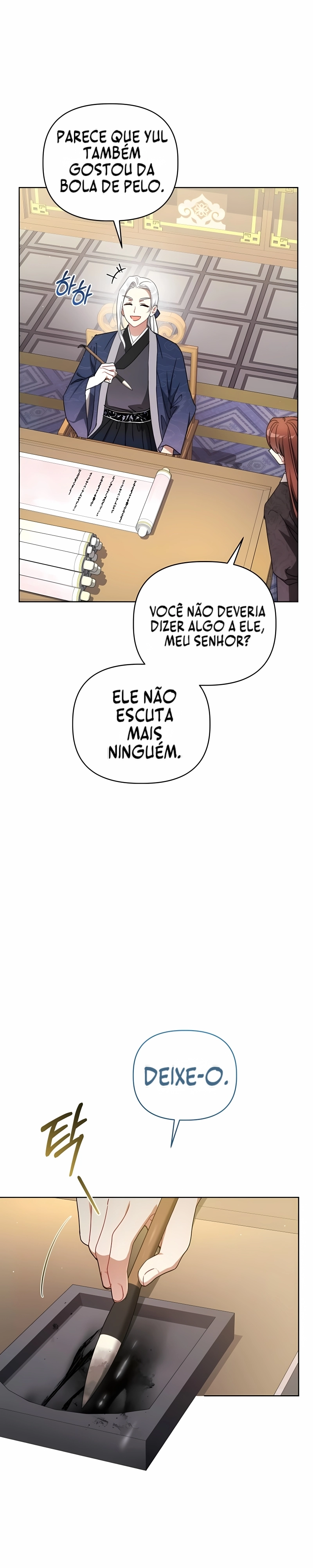 A Bolinha de Pelos do Clã do Tigre Branco Capítulo 7 Página 34