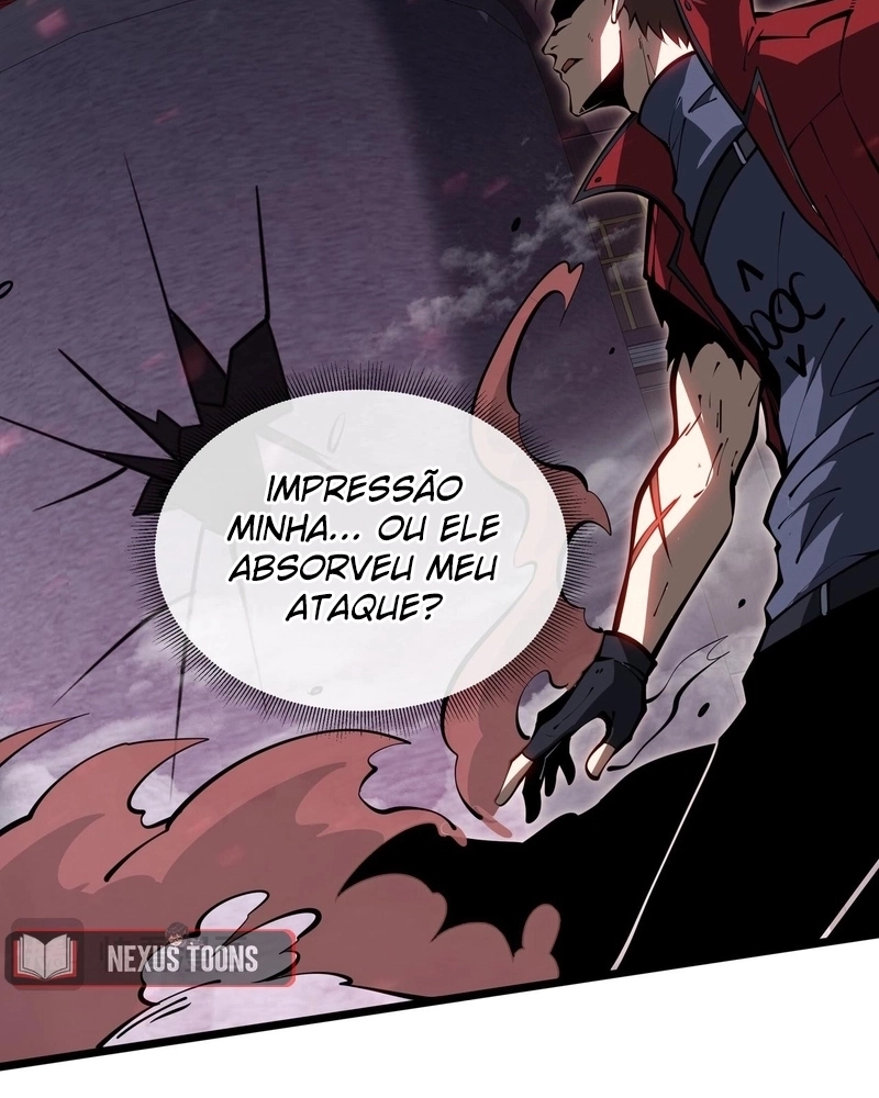 A Calamidade Desceu e eu Evolui para o Rei Carmesim Capítulo 26 Página 98