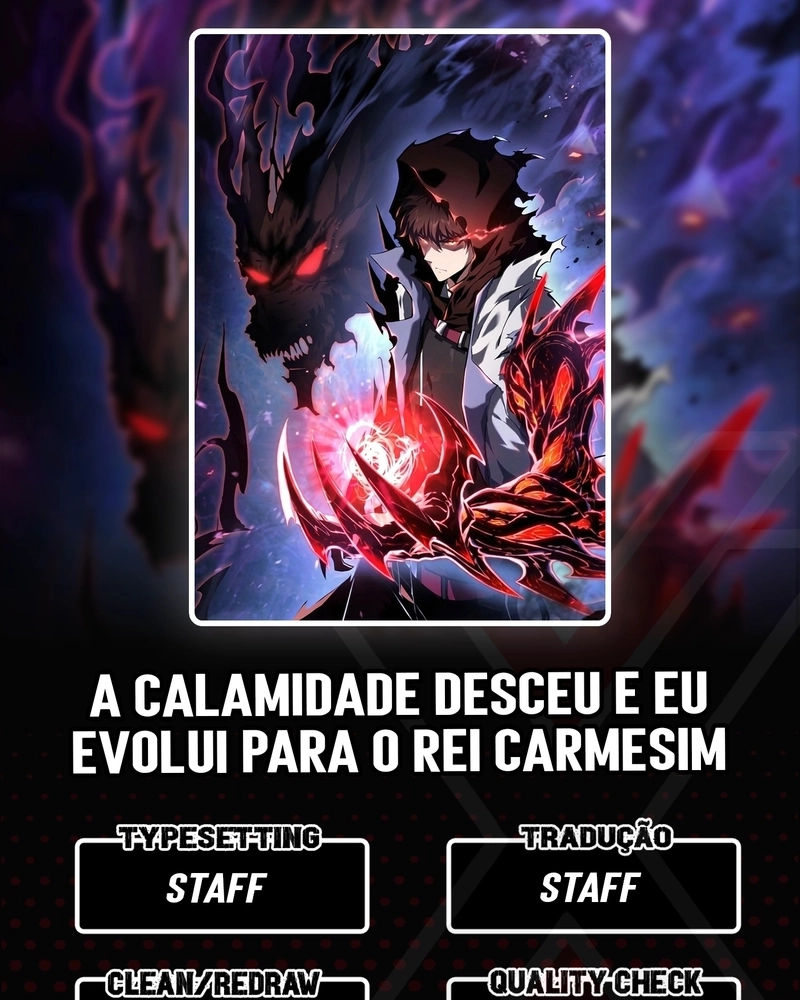 A Calamidade Desceu e eu Evolui para o Rei Carmesim Capítulo 34 Página 1