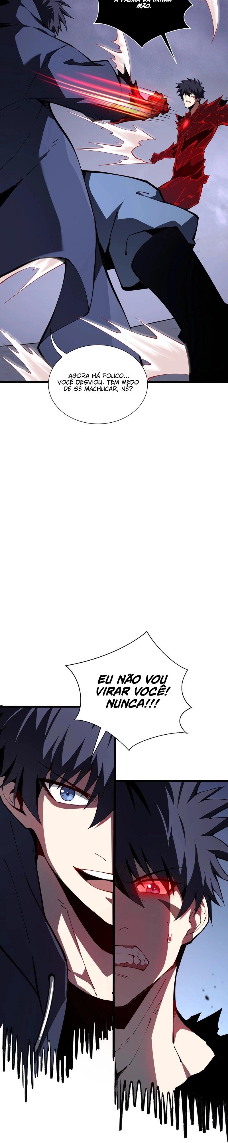 A Calamidade Desceu e eu Evolui para o Rei Carmesim Capítulo 45 Página 17
