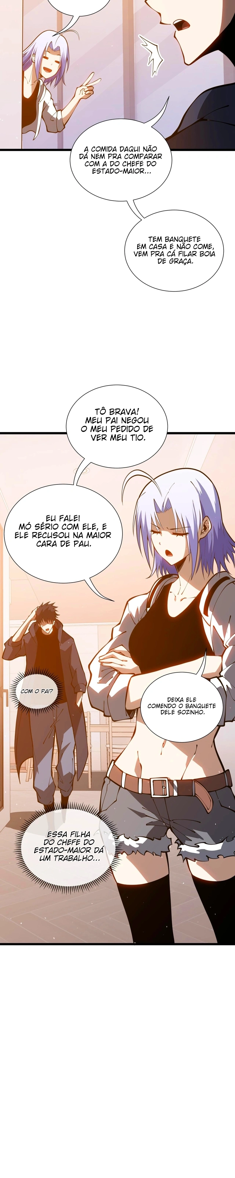 A Calamidade Desceu e eu Evolui para o Rei Carmesim Capítulo 50 Página 24