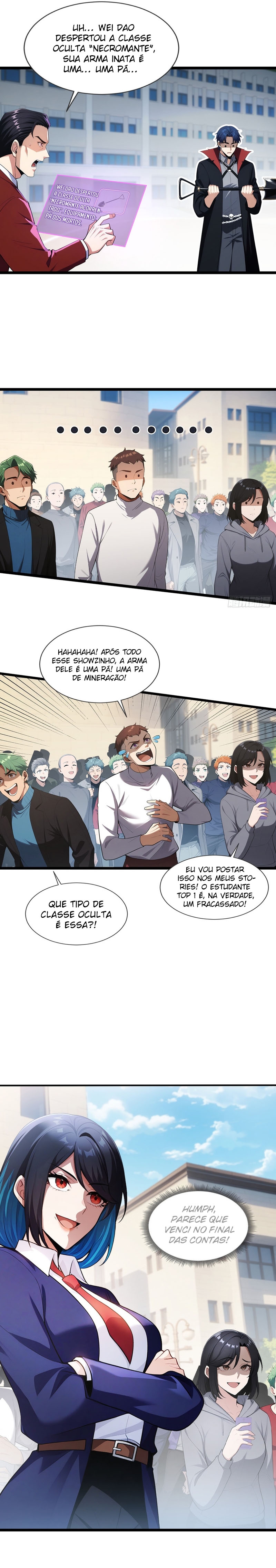 A Catástrofe do Necromante: O Soberano da Morte Capítulo 1 Página 16