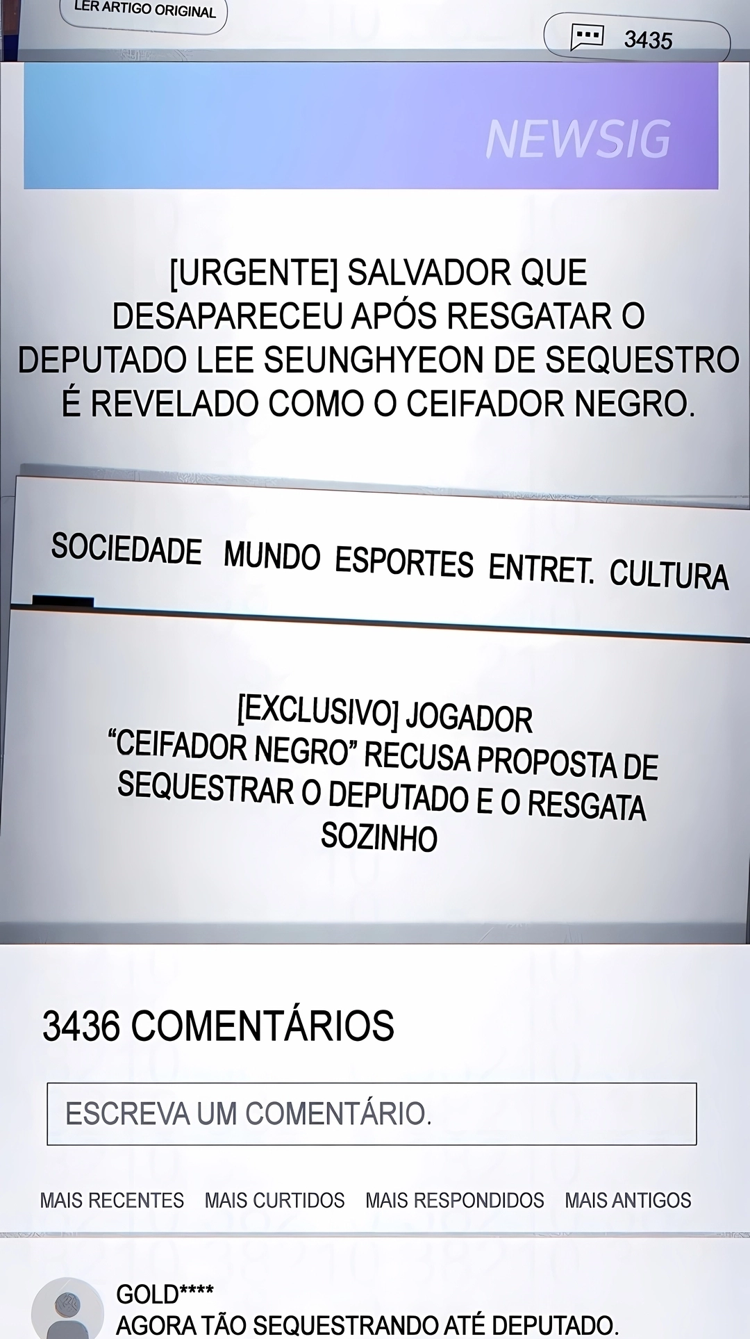A Centésima Regressão do Jogador de Nível Máximo Capítulo 84 Página 103