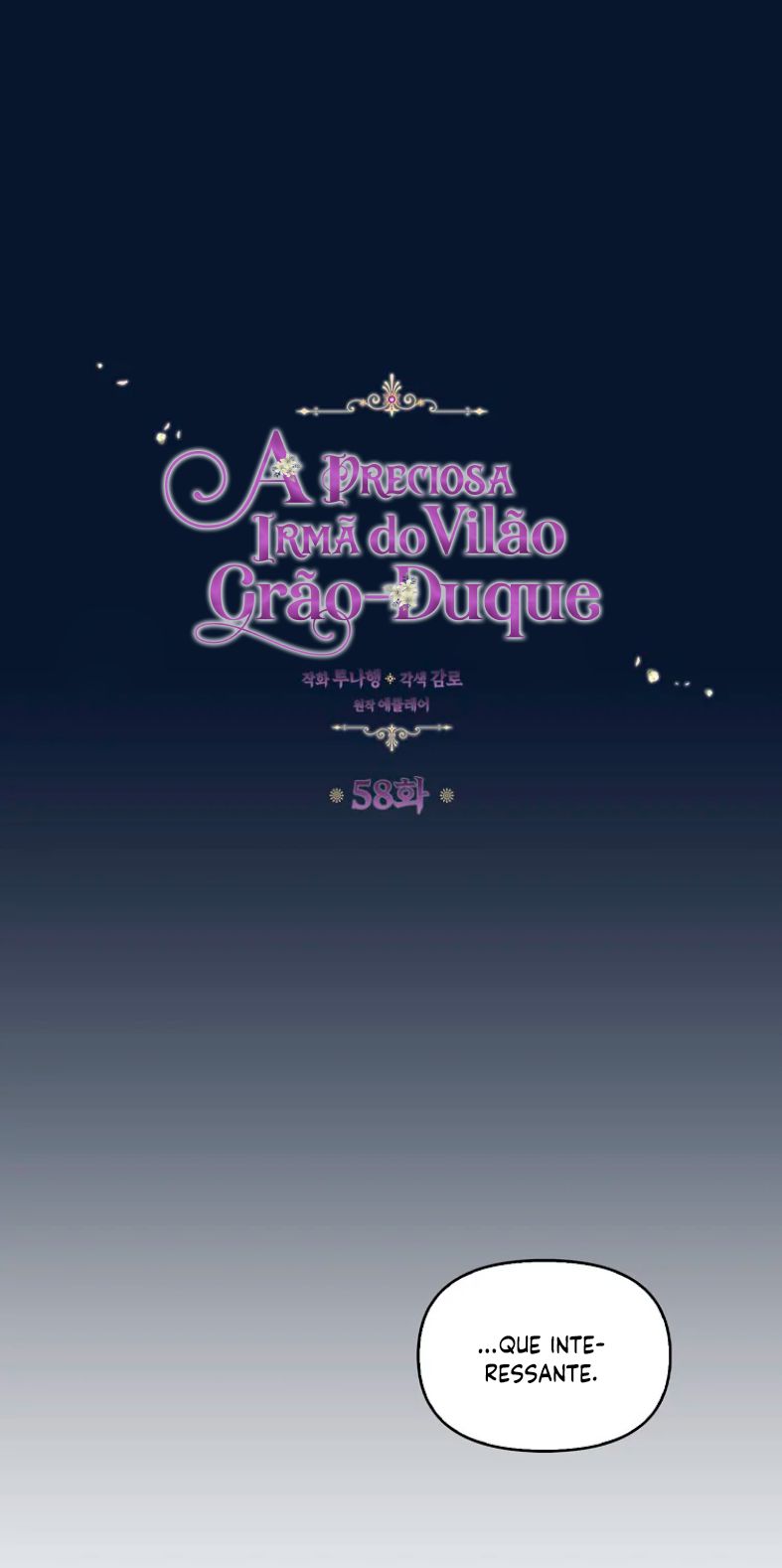 A Preciosa irmã do vilão Grão-Duque Capítulo 58 Página 10