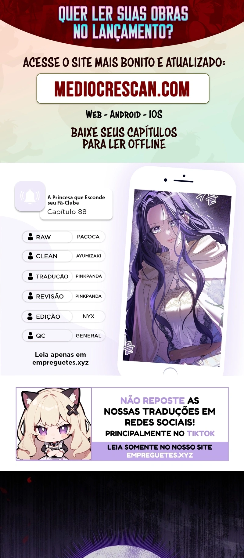 A Princesa que Esconde seu Fã-Clube Capítulo 88 Página 1