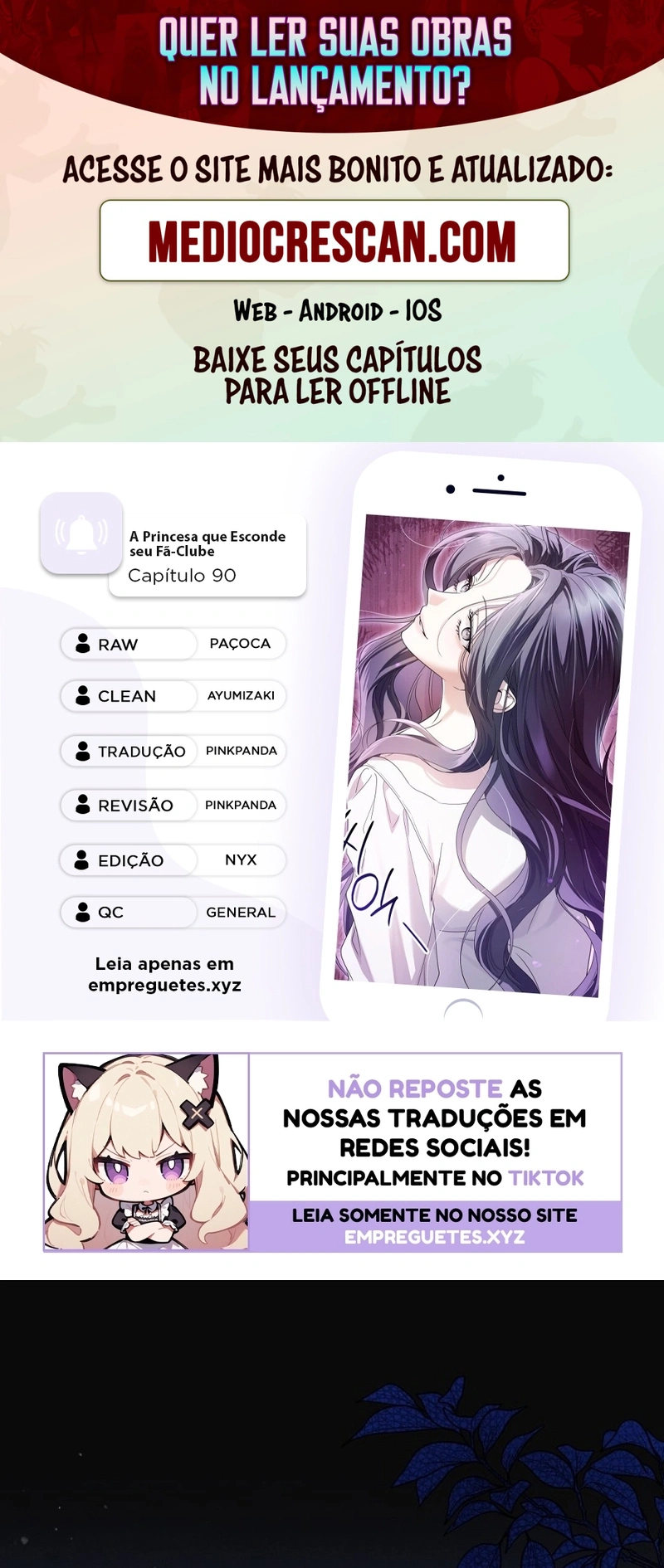 A Princesa que Esconde seu Fã-Clube Capítulo 90 Página 1
