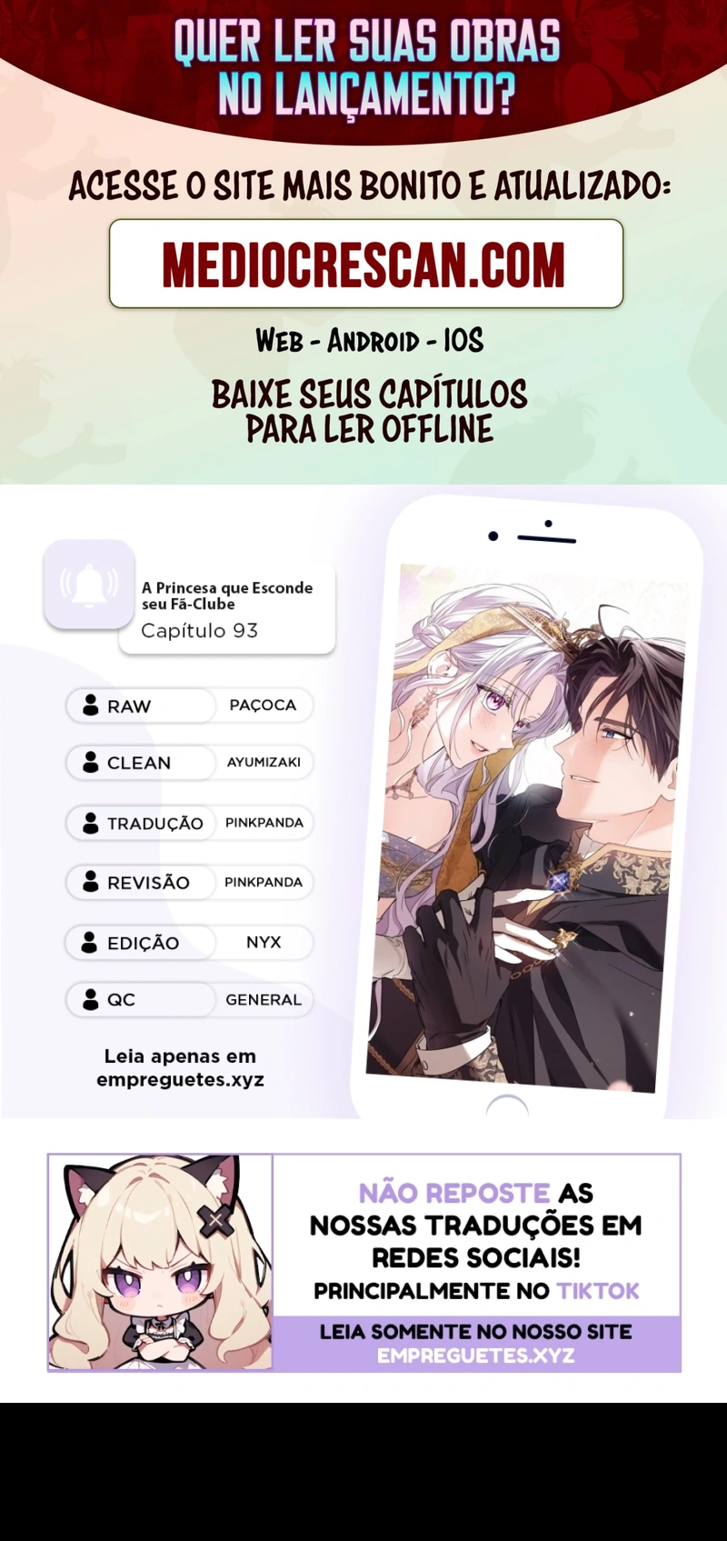 A Princesa que Esconde seu Fã-Clube Capítulo 93 Página 1