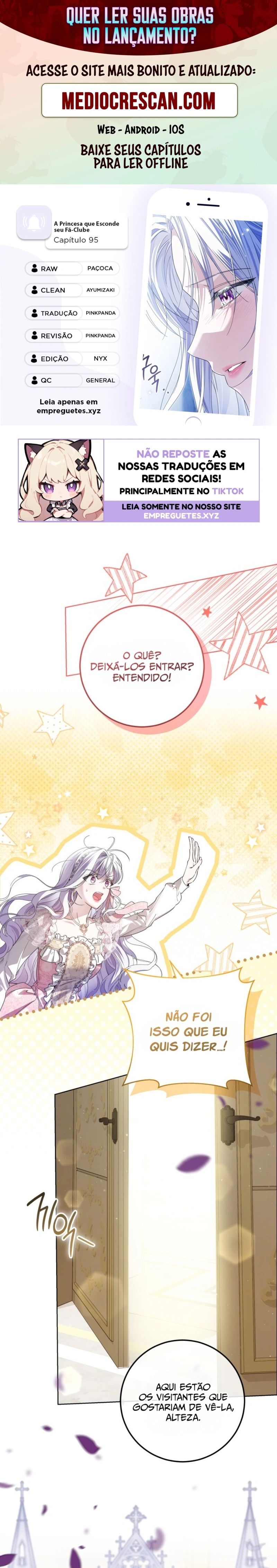 A Princesa que Esconde seu Fã-Clube Capítulo 95 Página 1