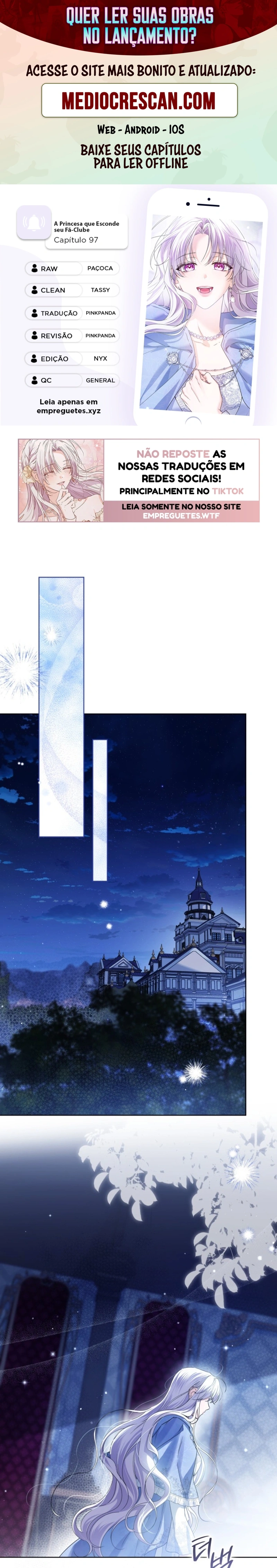 A Princesa que Esconde seu Fã-Clube Capítulo 97 Página 1