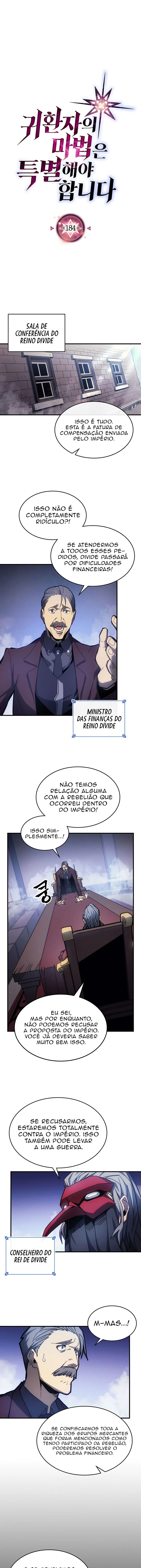 A Returner's Magic Should Be Special Capítulo 184 Página 2