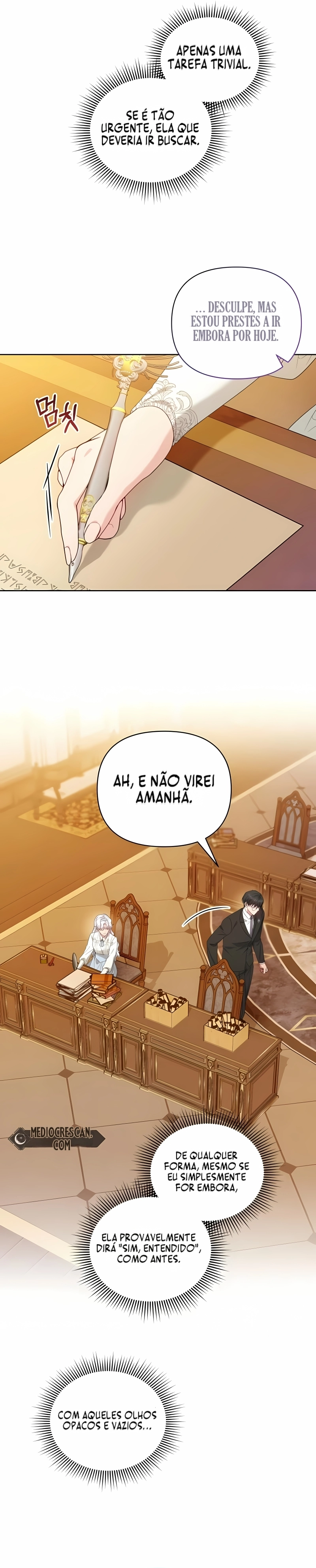 A Servidora Pública de Baixa Patente Quer Ser Promovido. Capítulo 1 Página 37