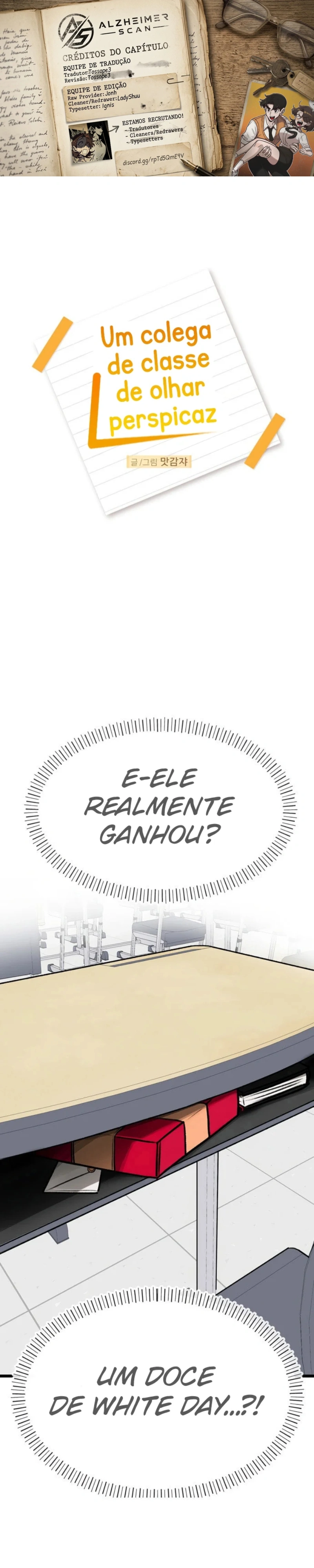 Um colega de classe de olhar perspicaz Capítulo 9 Página 1