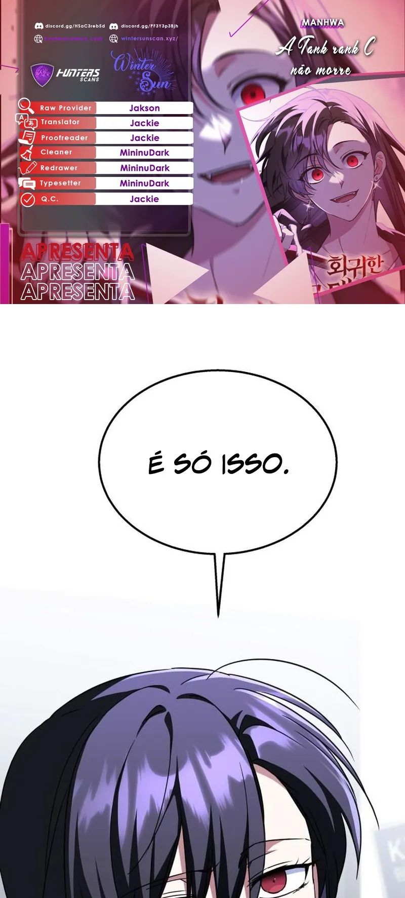 A Tank C Não Morre! Capítulo 11 Página 1