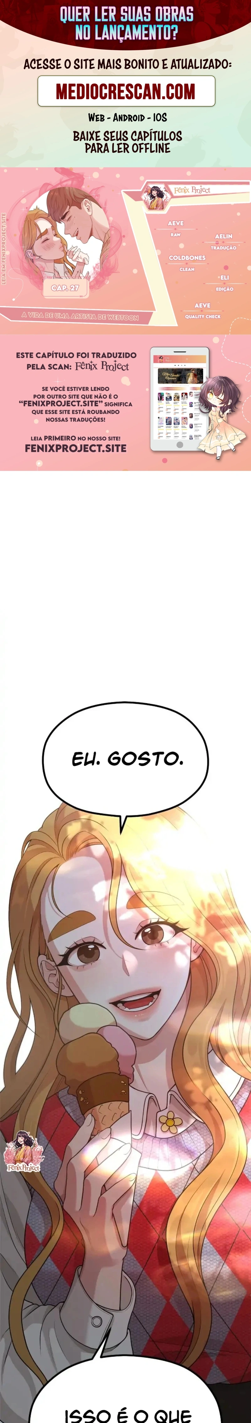 A Vida De Uma Artista De Webtoon Capítulo 27 Página 1