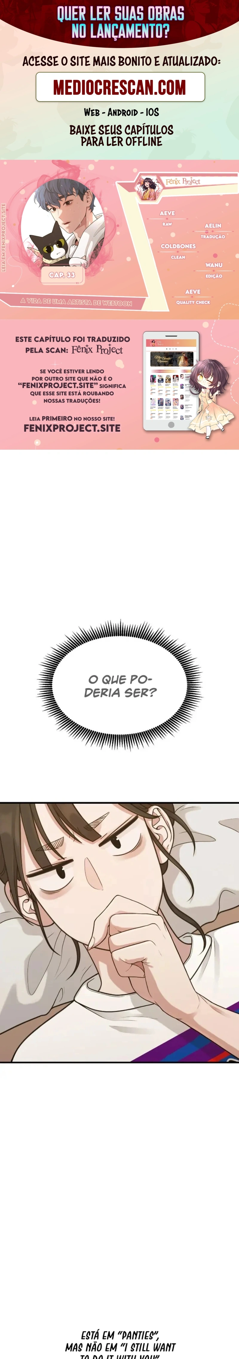 A Vida De Uma Artista De Webtoon Capítulo 33 Página 1