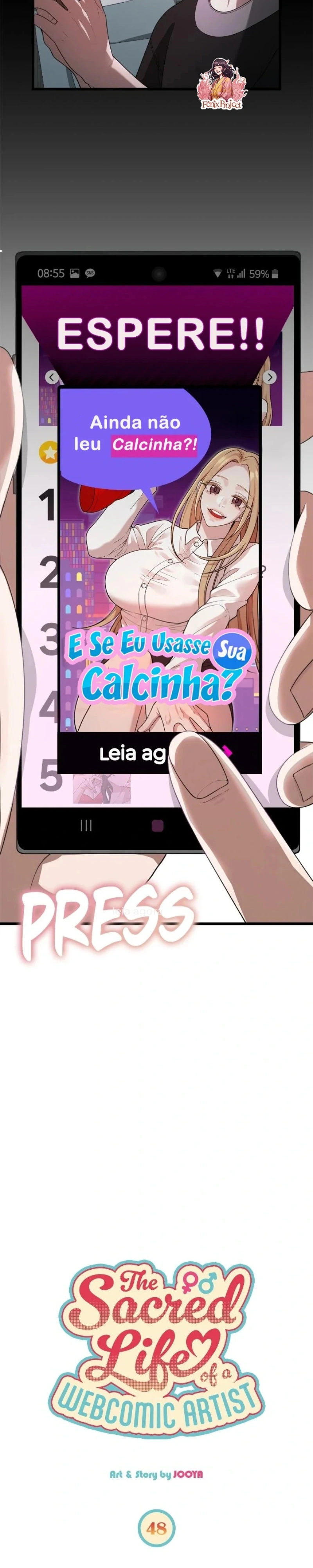 A Vida De Uma Artista De Webtoon Capítulo 48 Página 5