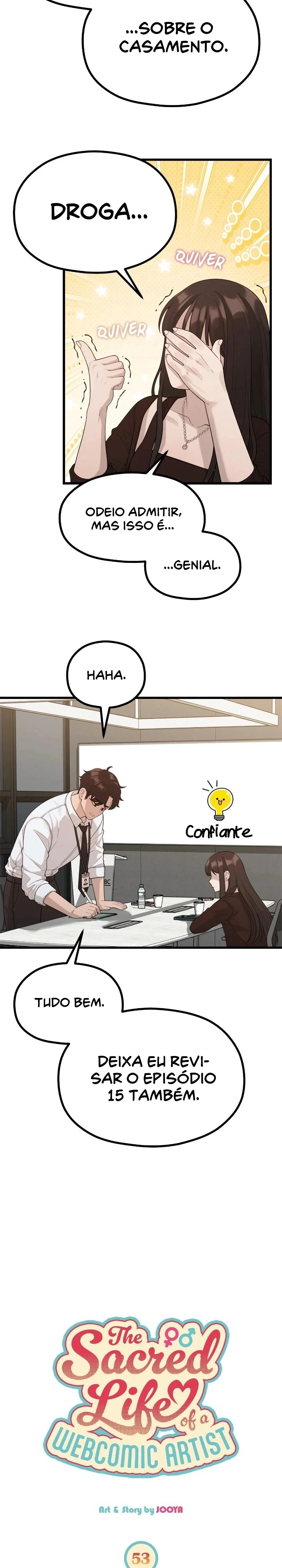 A Vida De Uma Artista De Webtoon Capítulo 53 Página 14