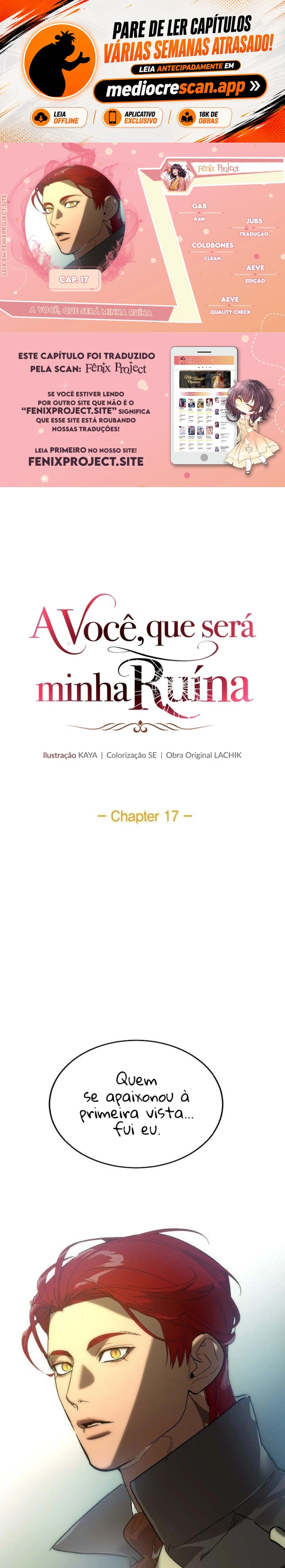 A Você, Que Será Minha Ruína Capítulo 17 Página 1