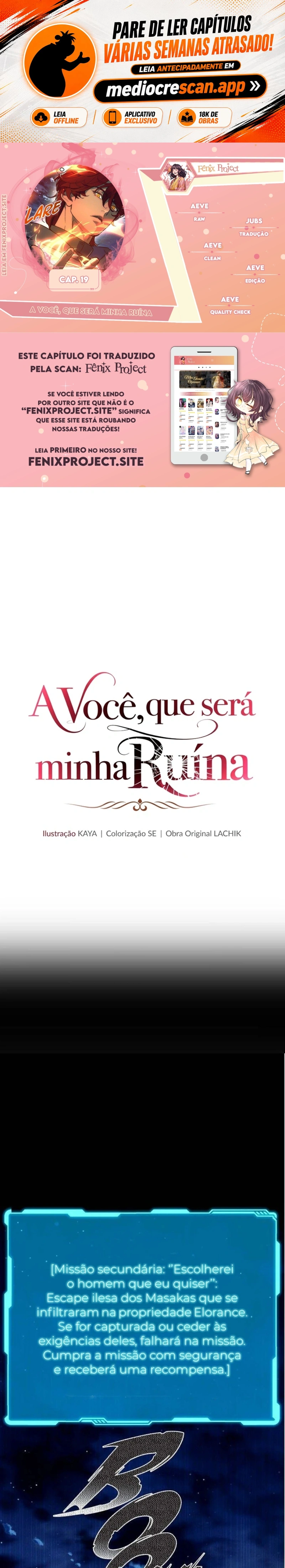 A Você, Que Será Minha Ruína Capítulo 19 Página 1