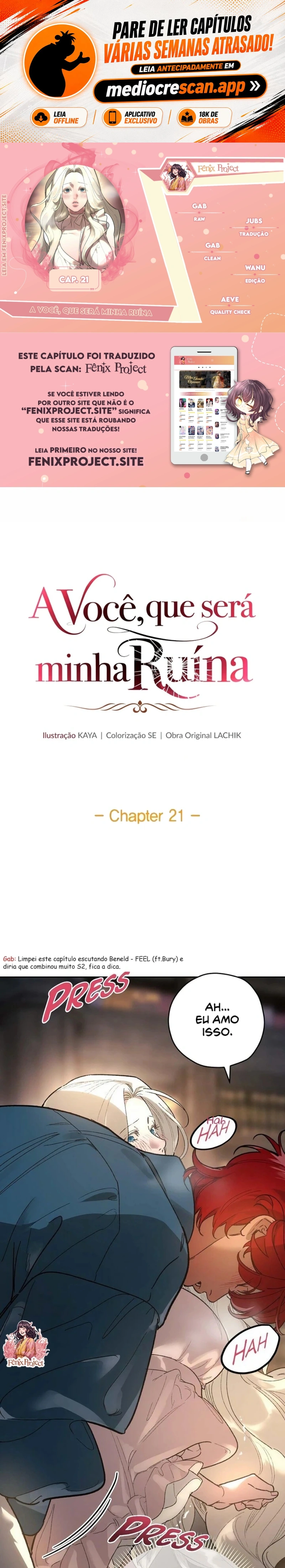 A Você, Que Será Minha Ruína Capítulo 21 Página 1