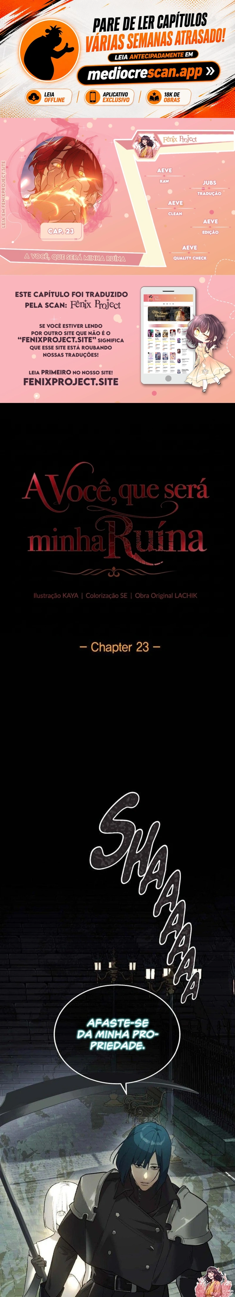 A Você, Que Será Minha Ruína Capítulo 23 Página 1