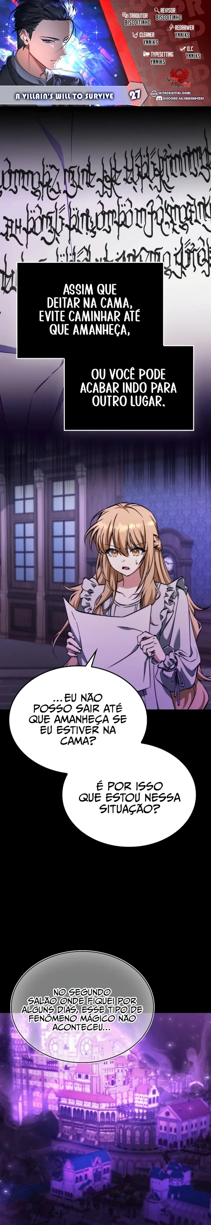 A Vontade de Sobreviver de um Vilão Capítulo 27 Página 1