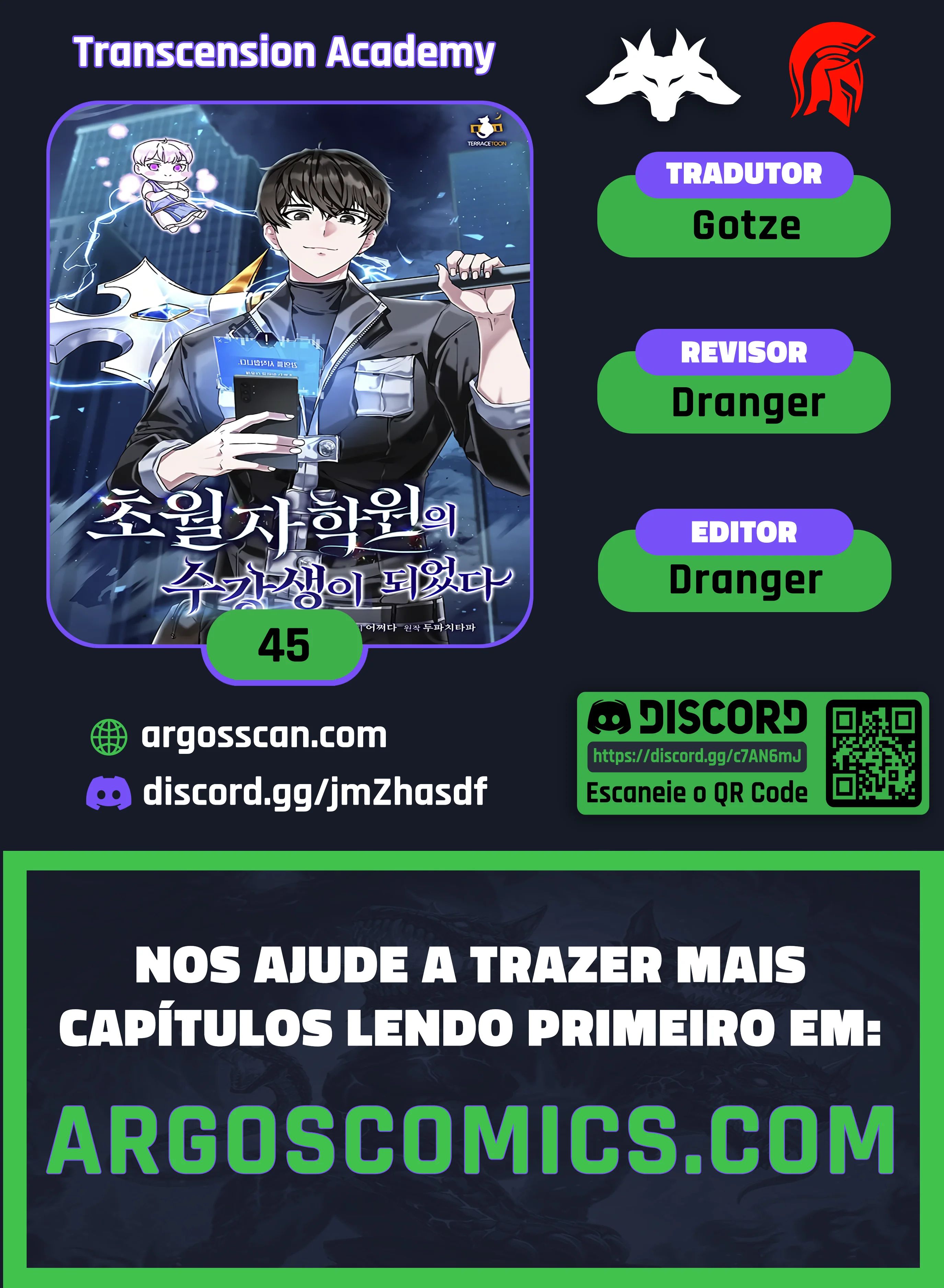 Academia da Transcendência Capítulo 45 Página 1