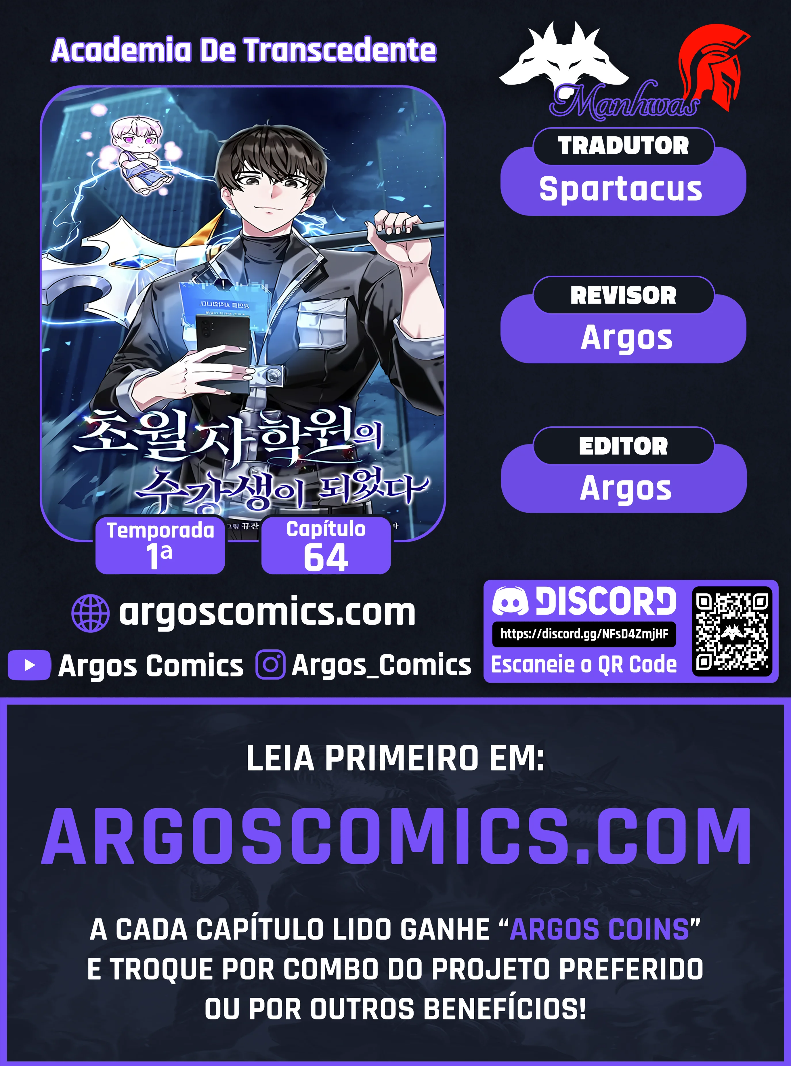 Academia da Transcendência Capítulo 64 Página 1