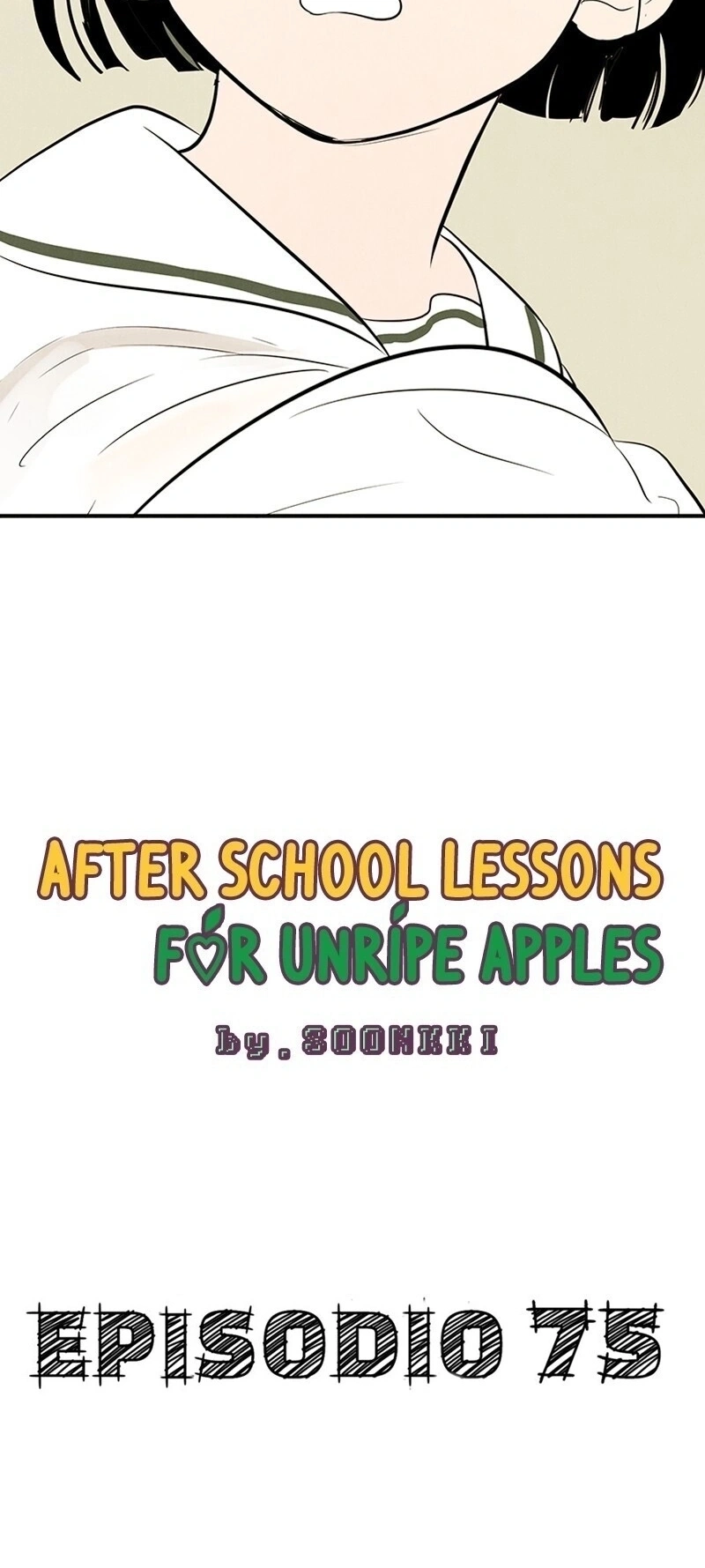 After School Lessons for Unripe Apples Capítulo 75 Página 5