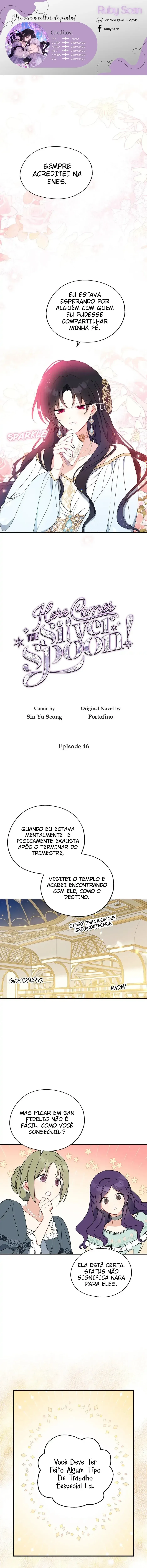 Aí vem a colher de prata!! Capítulo 46 Página 1