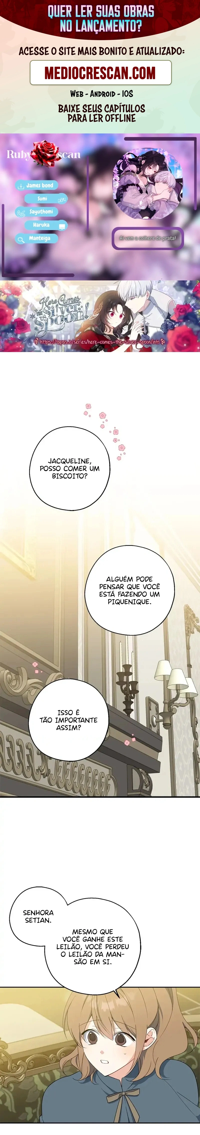 Aí vem a colher de prata!! Capítulo 76 Página 1