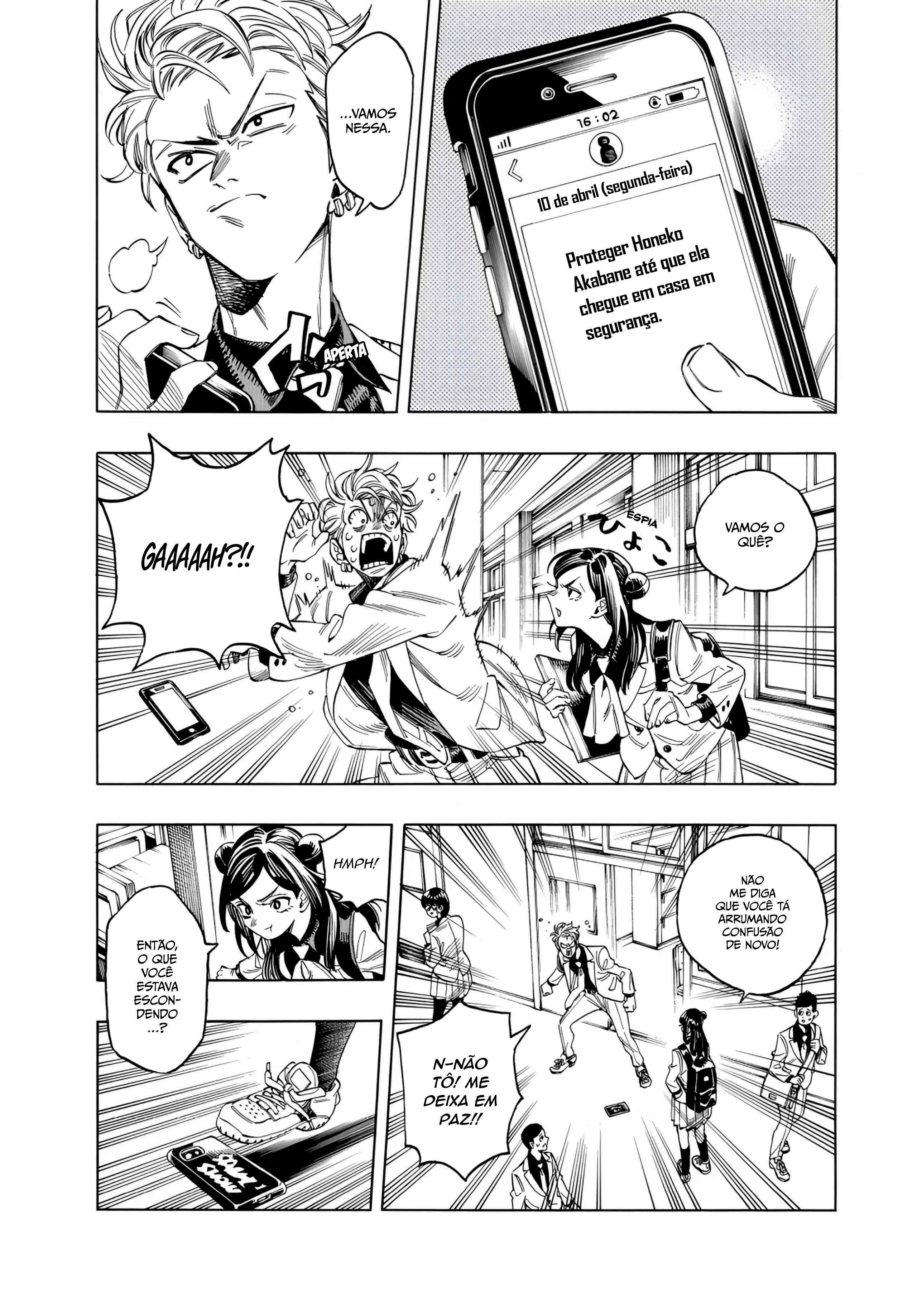 Akabane Honeko no Bodyguard Capítulo 1 Página 40