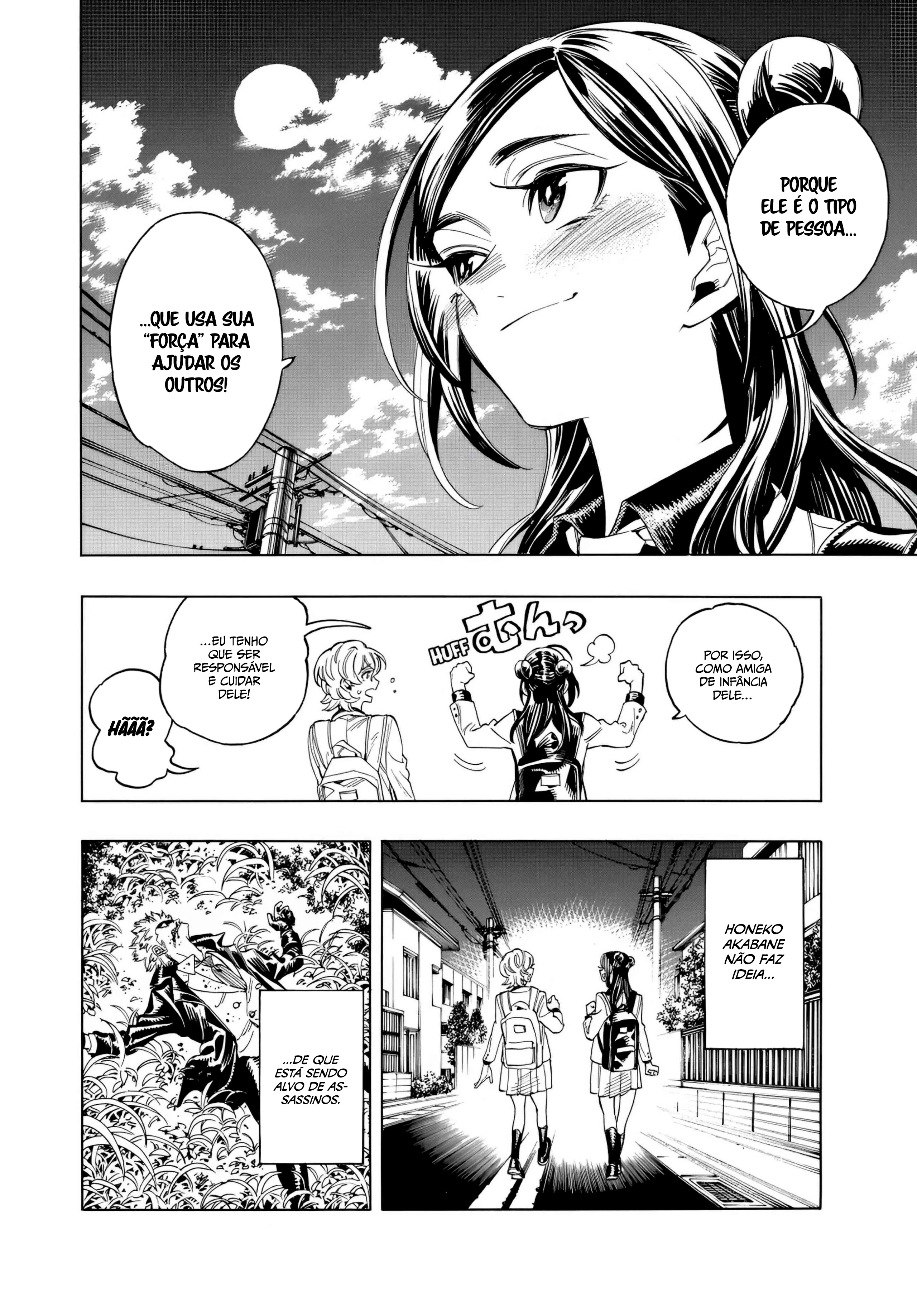 Akabane Honeko no Bodyguard Capítulo 1 Página 64