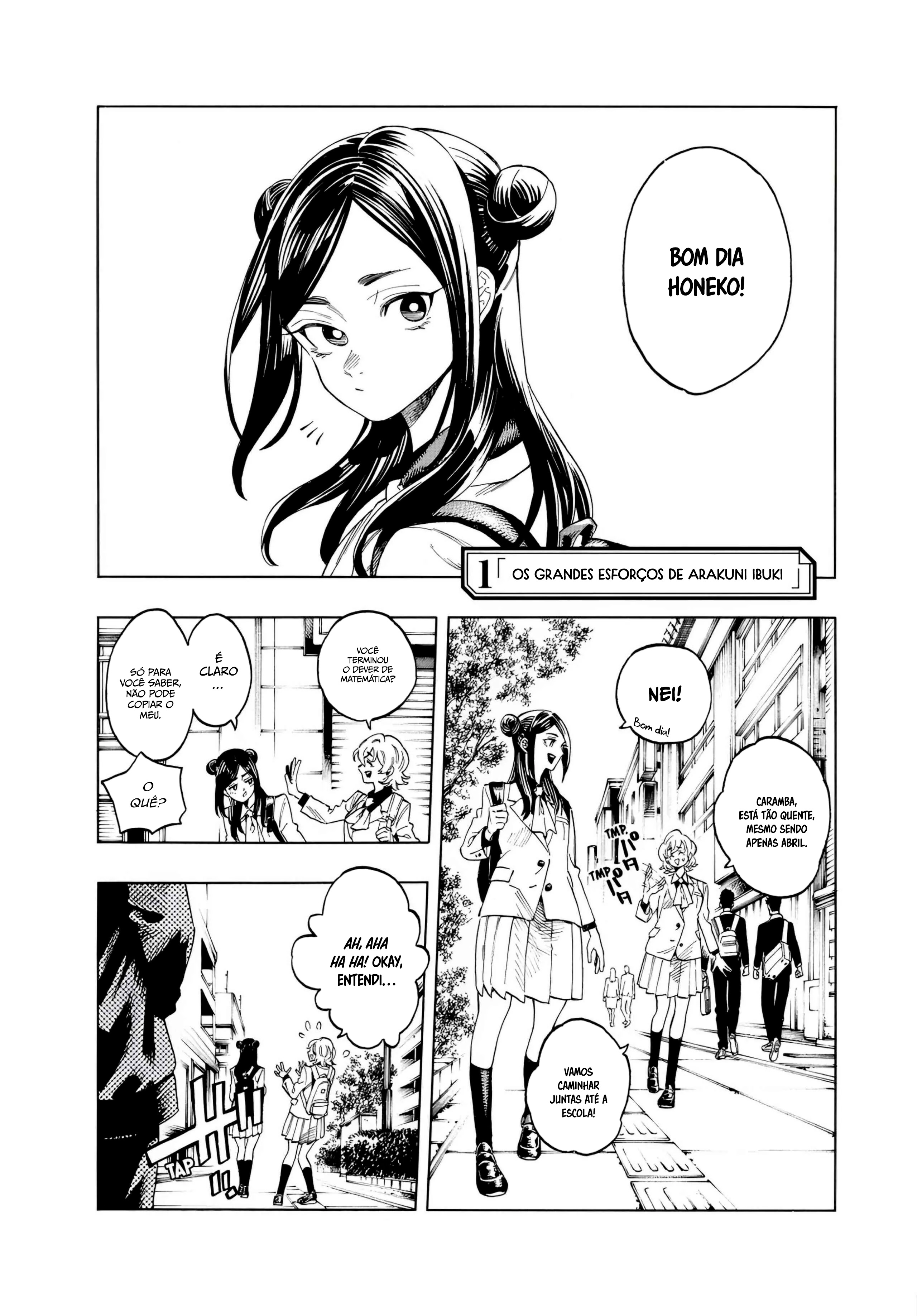 Akabane Honeko no Bodyguard Capítulo 1 Página 7