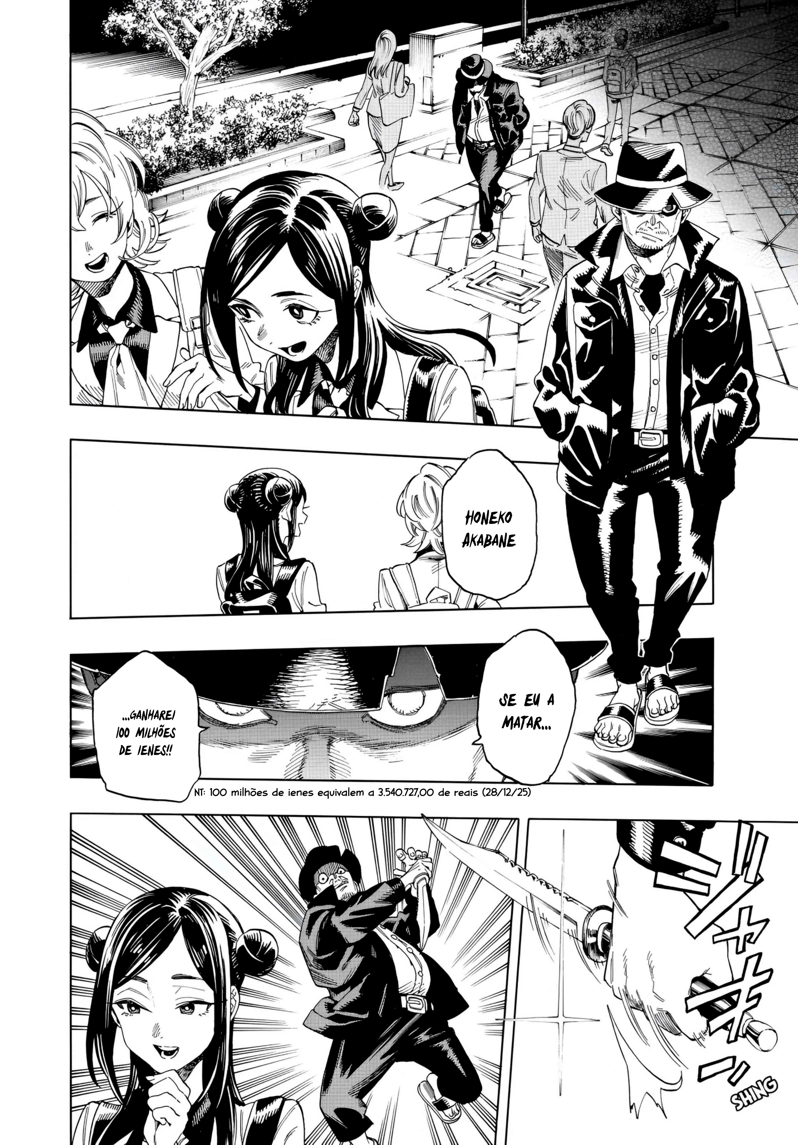 Akabane Honeko no Bodyguard Capítulo 1 Página 8