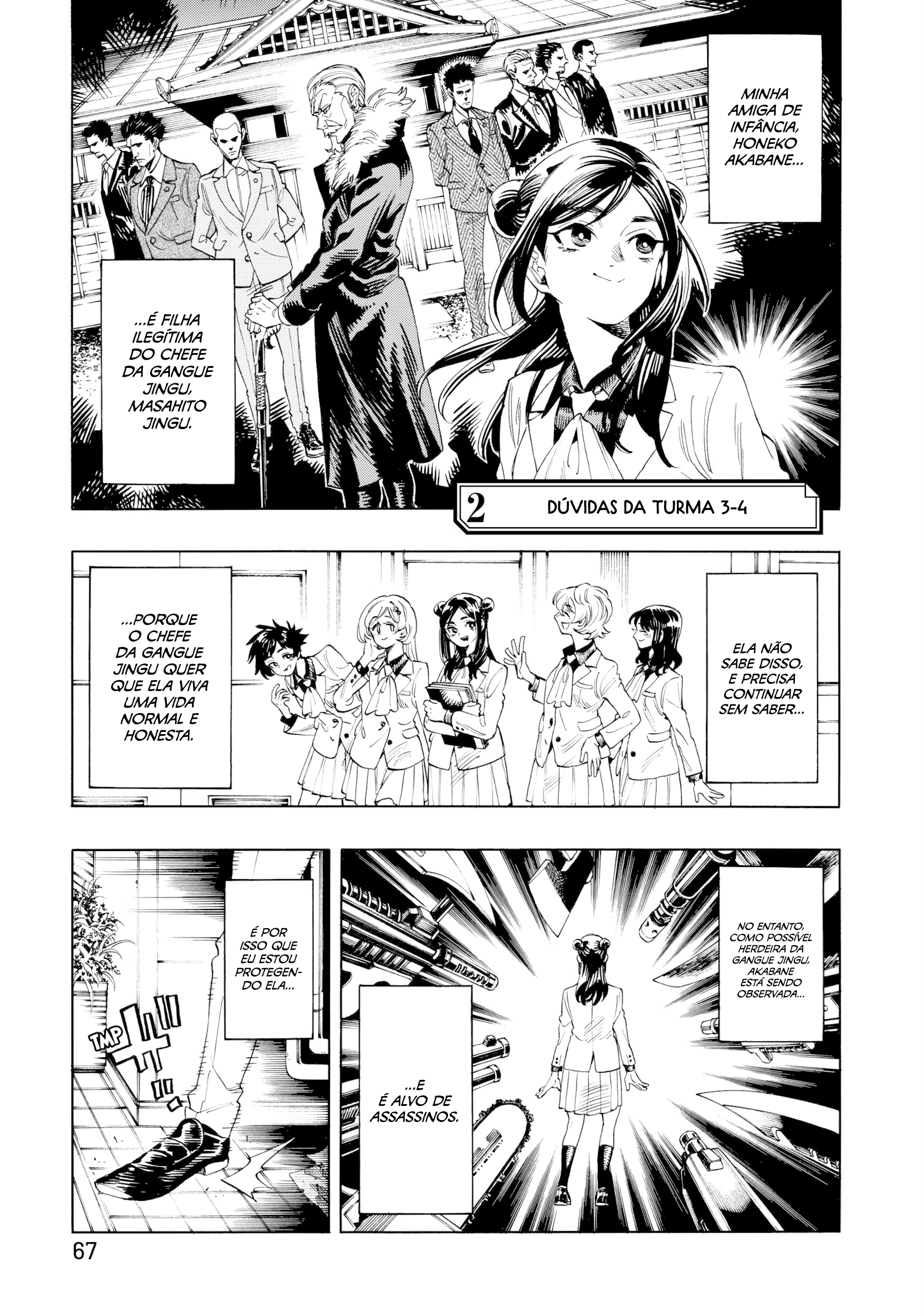 Akabane Honeko no Bodyguard Capítulo 2 Página 2